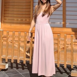 Pink Wide Legged Jumpsuit - S